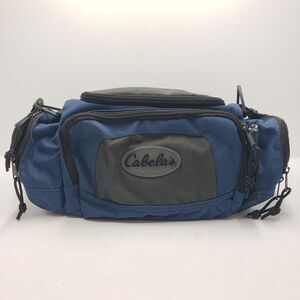 Cabela's Hunting Range Bag Blue Black Tactical Gear Bag Fishing Carrying Case